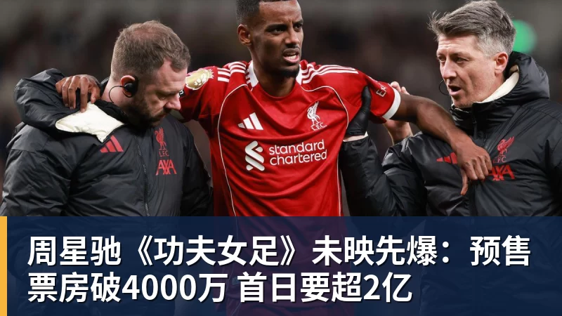 周星驰《功夫女足》未映先爆：预售票房破4000万 首日要超2亿